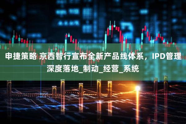 申捷策略 京西智行宣布全新产品线体系，IPD管理深度落地_制动_经营_系统