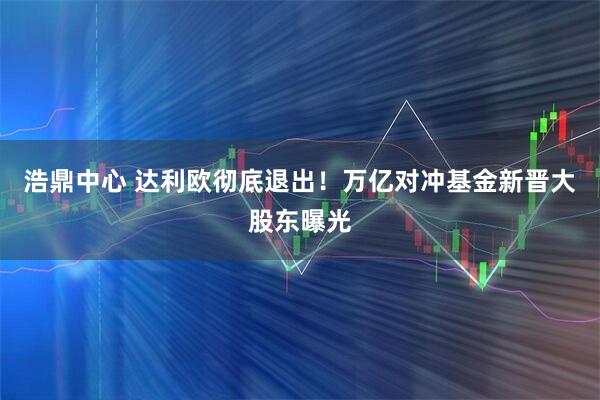 浩鼎中心 达利欧彻底退出！万亿对冲基金新晋大股东曝光