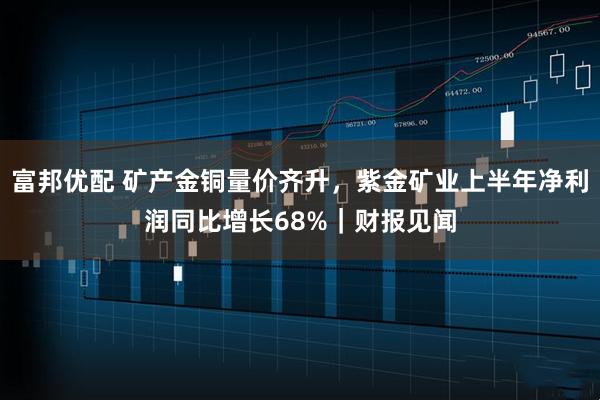 富邦优配 矿产金铜量价齐升，紫金矿业上半年净利润同比增长68%｜财报见闻
